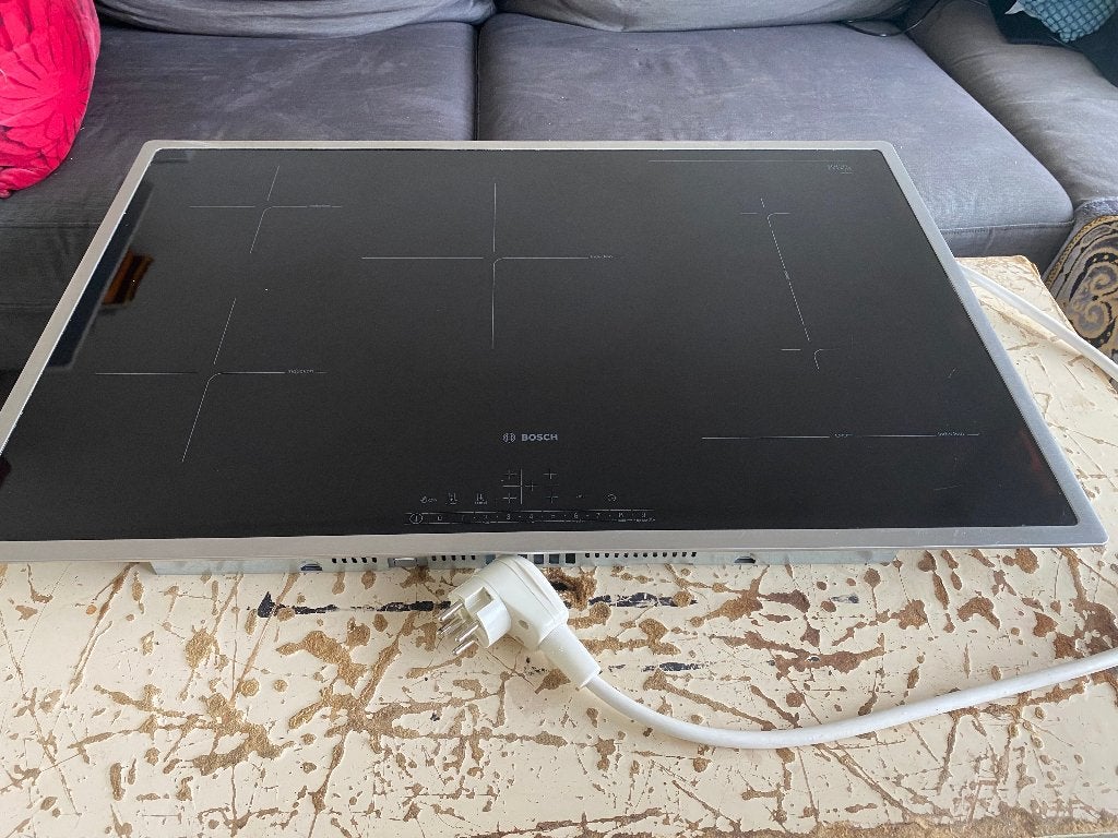 BOSCH inbouw inductie kookplaat met perilex stekker ........, Ophalen, Gebruikt, Inbouw, Inductie