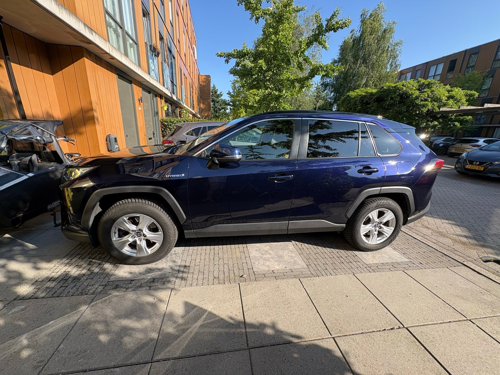 Toyota Rav4 2.5 Hybrid 218pk CVT 2019 Blauw, 4 cilinders, 2487 cc, Blauw, 1565 kg
