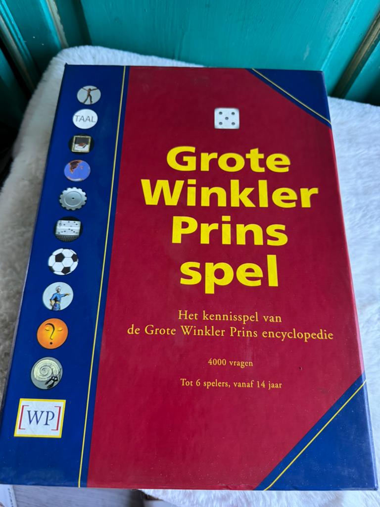 Grote Winkler Prins Spel - Trivia & Kennisspel, Hobby en Vrije tijd, Gezelschapsspellen | Bordspellen, Vijf spelers of meer, Ophalen of Verzenden