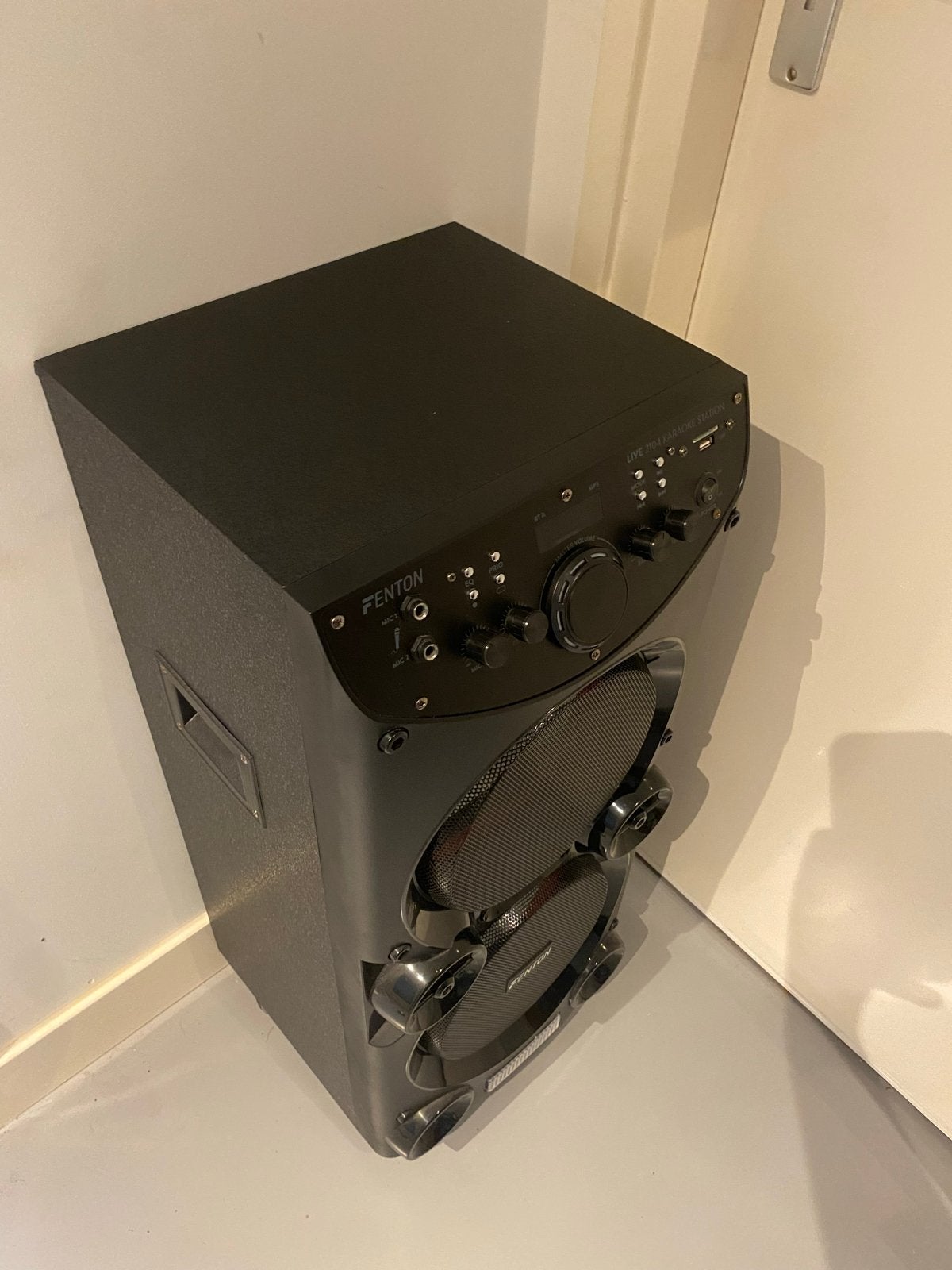 Fenton LIVE 2104 Karaokestation - Krachtige Partyspeaker, Ophalen, Zo goed als nieuw, Luidspreker(s)