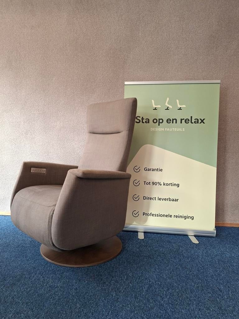 Sta op relax fauteuil Prominent Toscana Extra luxe op accu, Minder dan 75 cm, Hoofdstraat 60 Schijndel, Ophalen of Verzenden, Zo goed als nieuw