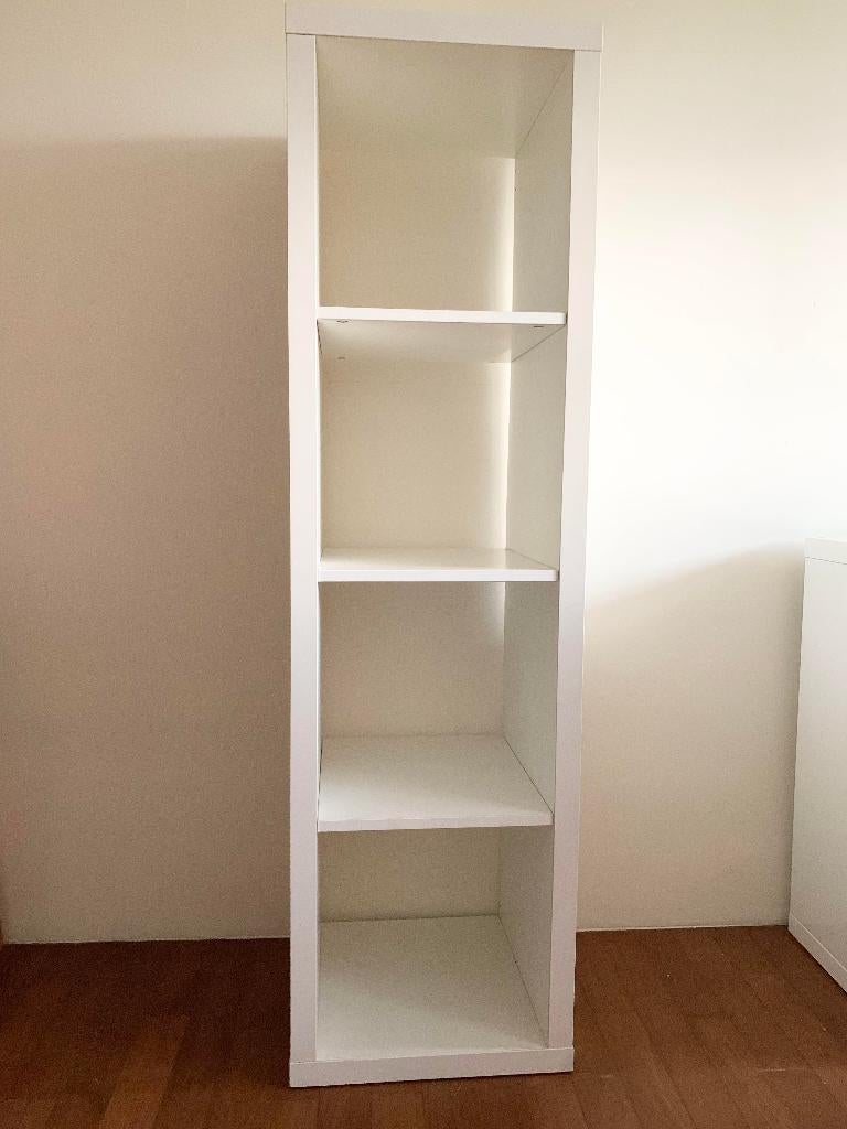 4 vaks ikea kallax open kast vakkenkast 4x1, Ophalen, 100 tot 150 cm, 5 laden of meer, Zo goed als nieuw