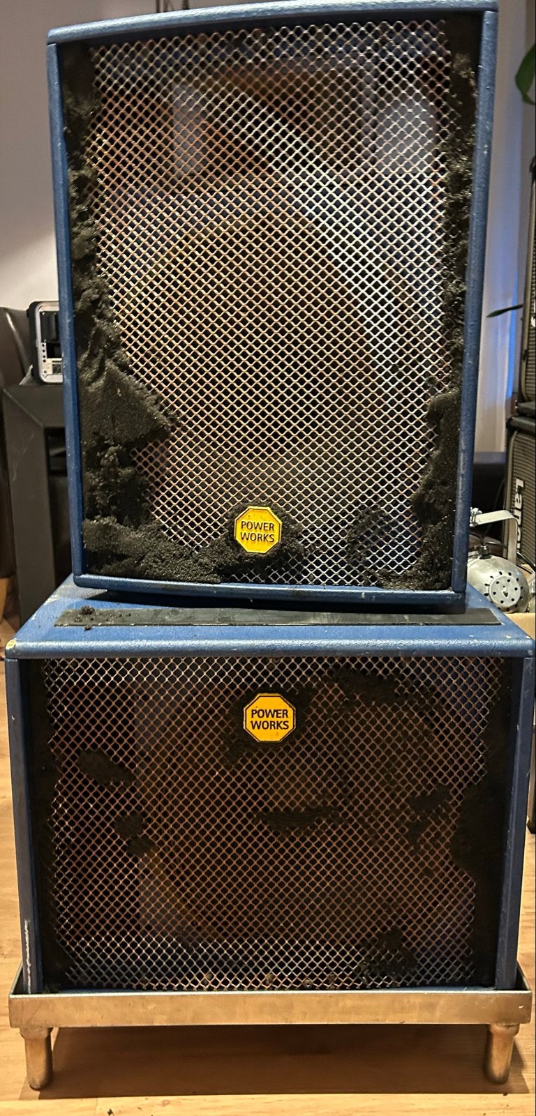Power Works RS 152 X en RS 115 Speakerset, Gebruikt, Speakerset, Ophalen, 150 watt of meer