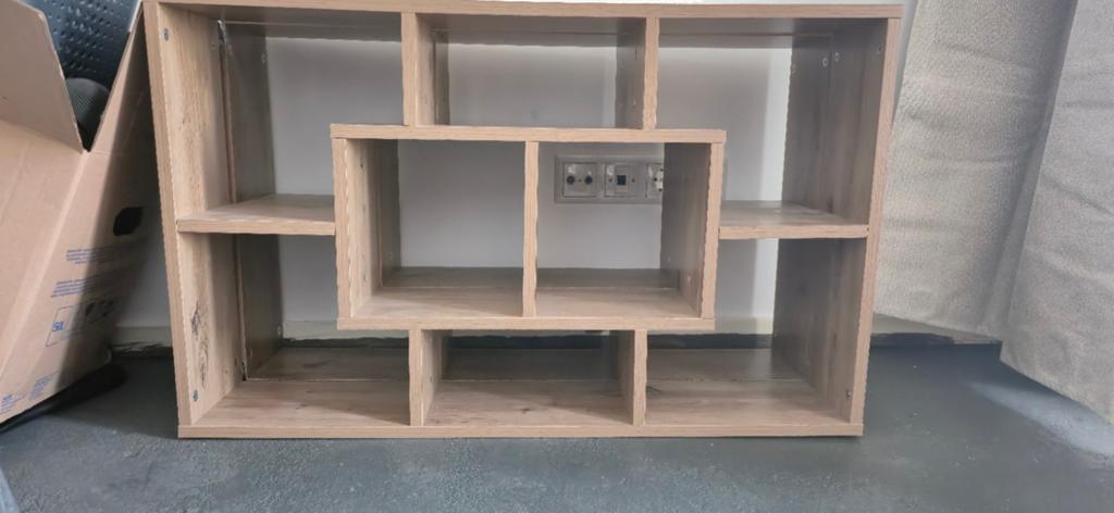 2 wandrek /schap diverse vakken, Huis en Inrichting, Kasten | Boekenkasten, Ophalen, Met plank(en), Gebruikt, Modern, Scandinavisch