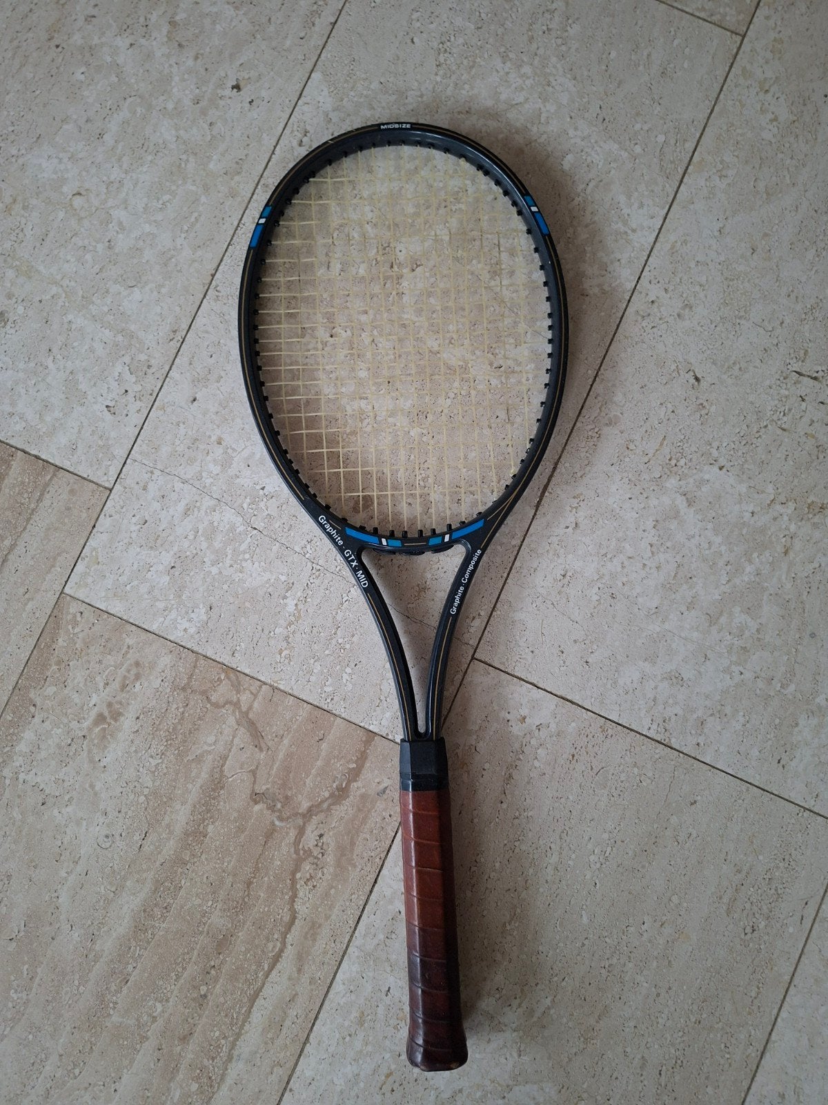 Vintage Graphite GTX-MID Tennisracket, Sport en Fitness, Tennis, Ophalen of Verzenden, Gebruikt, Racket, Overige merken