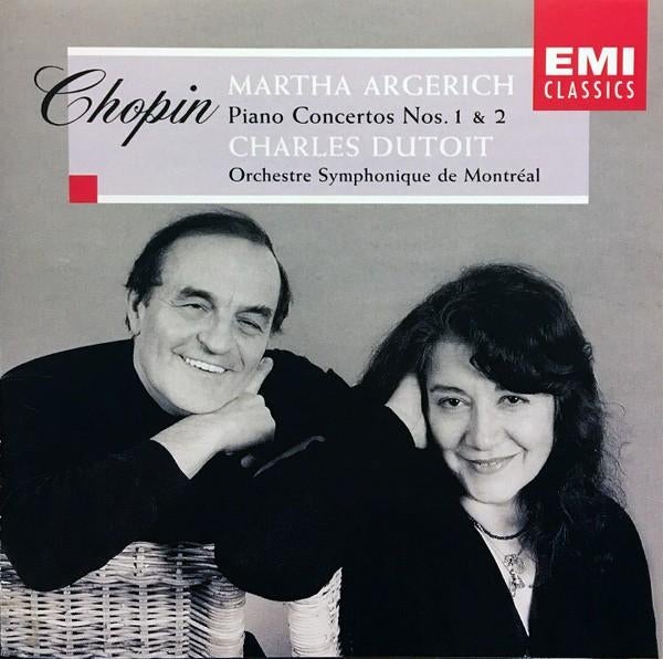 CHOPIN Piano concertos nos. 1 & 2 CD ARGERICH DUTOIT EMI, Ophalen of Verzenden, Romantiek, Gebruikt, Orkest of Ballet