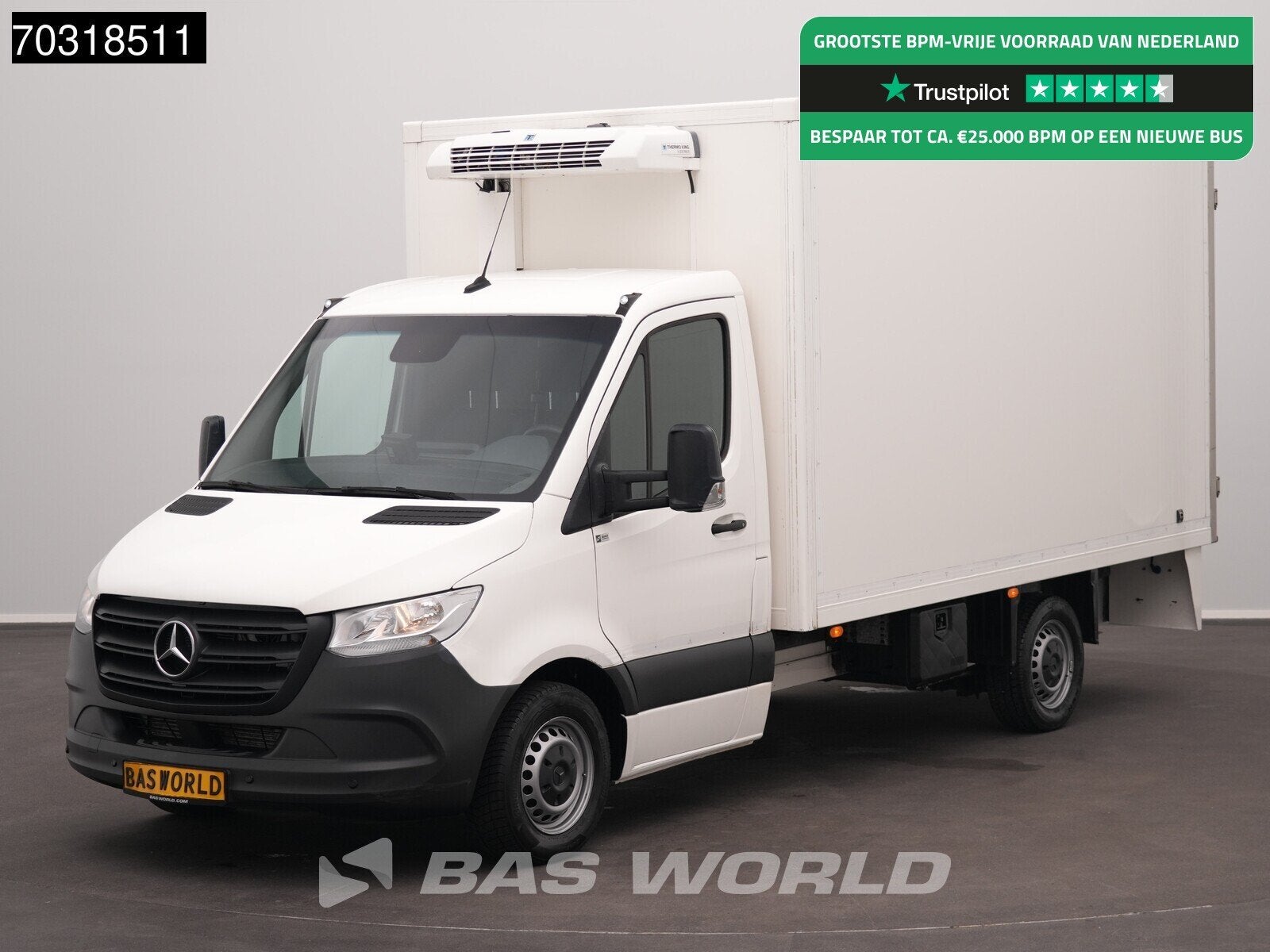 Mercedes Sprinter 314 CDI Automaat Koelwagen Thermo King V-2, Auto's, Automaat, Stof, Gebruikt, Euro 6