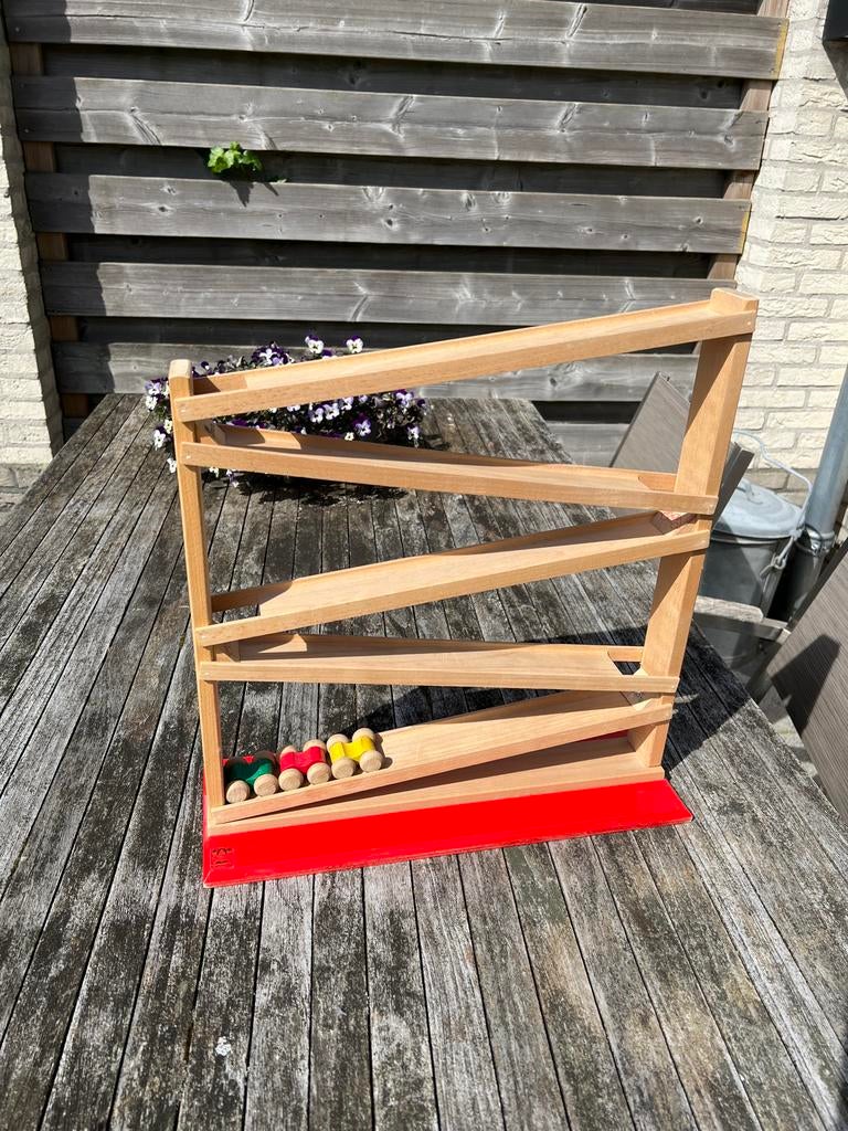 Houten autobaan van Janbibejan, Ophalen, Gebruikt, Jongen of Meisje