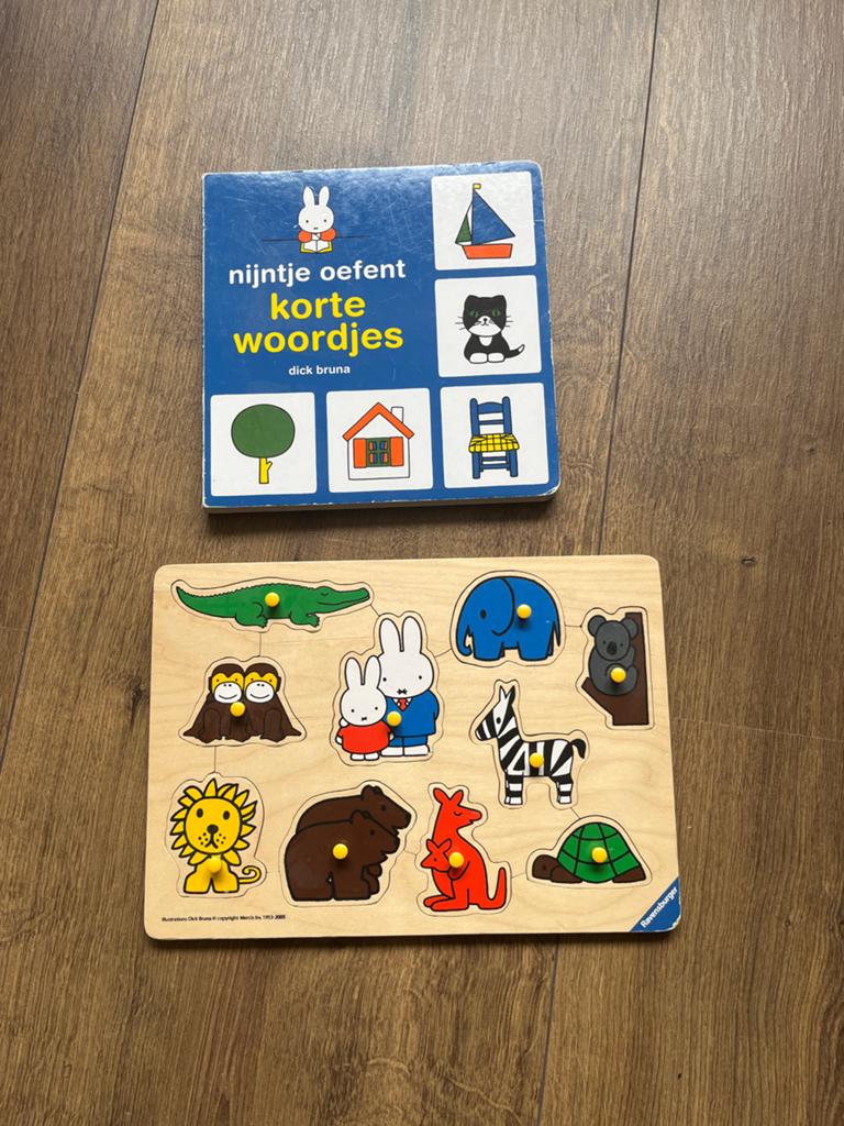 Nijntje oefent boe plus puzzel van hout, Ophalen, Gebruikt