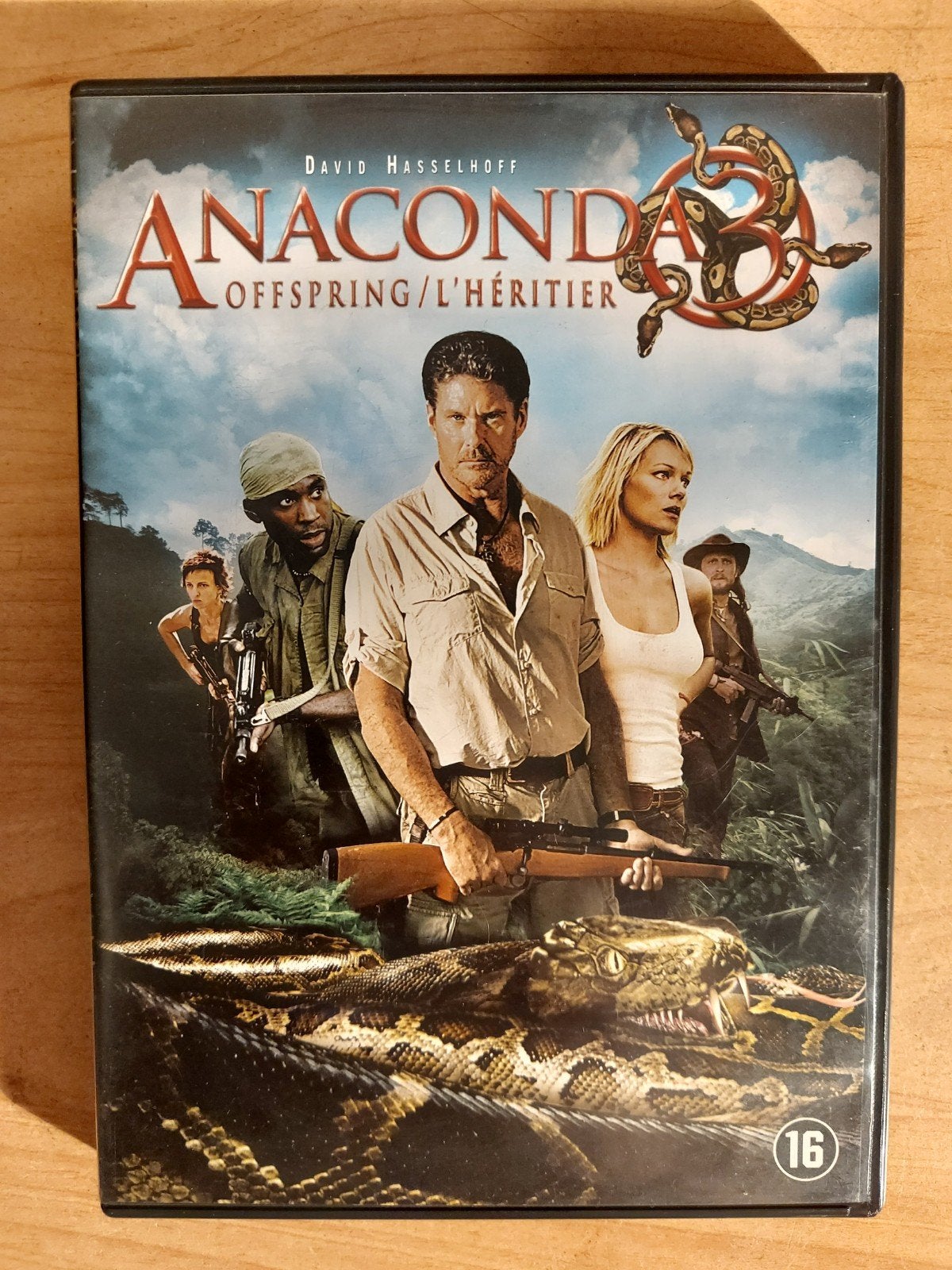 Anaconda 3 : Offspring  - horror David Hasselhoff, Alle leeftijden, Ophalen of Verzenden, Zo goed als nieuw, Overige genres