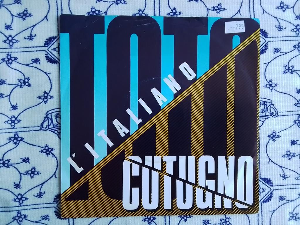 Toto cutugno               L'italiano GERESERVEERD, Cd's en Dvd's, Ophalen of Verzenden, Zo goed als nieuw, Pop, Single