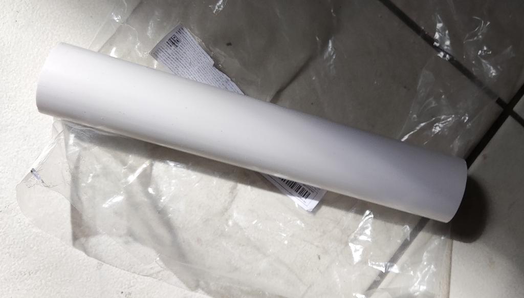 4cm Ø pvc buis wit 235mm wanddikte 2mm zijdezacht afgewerkt, Doe-het-zelf en Verbouw, Buizen en Afvoer, Pvc, Nieuw, Ophalen of Verzenden