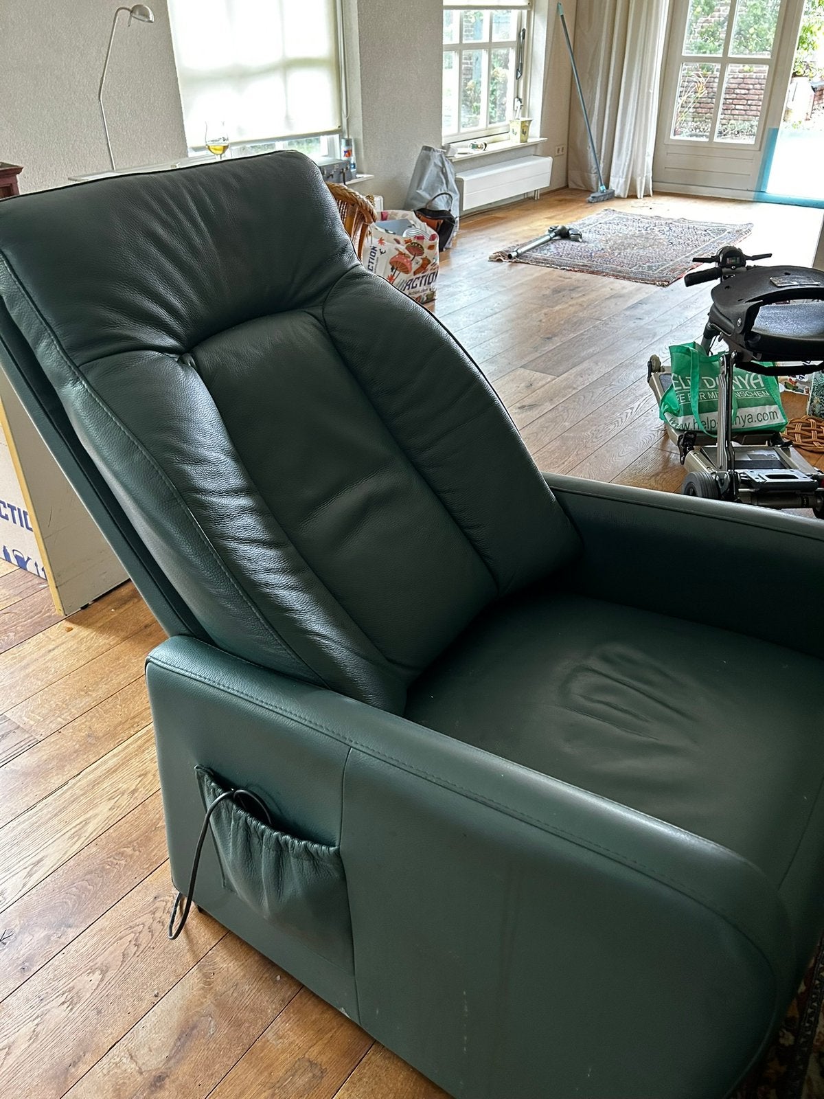Sta op stoel. Groen, Huis en Inrichting, Ophalen, Gebruikt, Minder dan 75 cm, 50 tot 75 cm