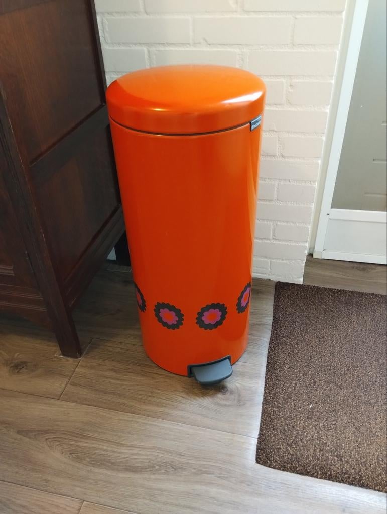 Brabantia Patrice afvalbak, Huis en Inrichting, Woonaccessoires | Prullenbakken, Ophalen, Gebruikt, Met pedaal, 50 tot 75 cm