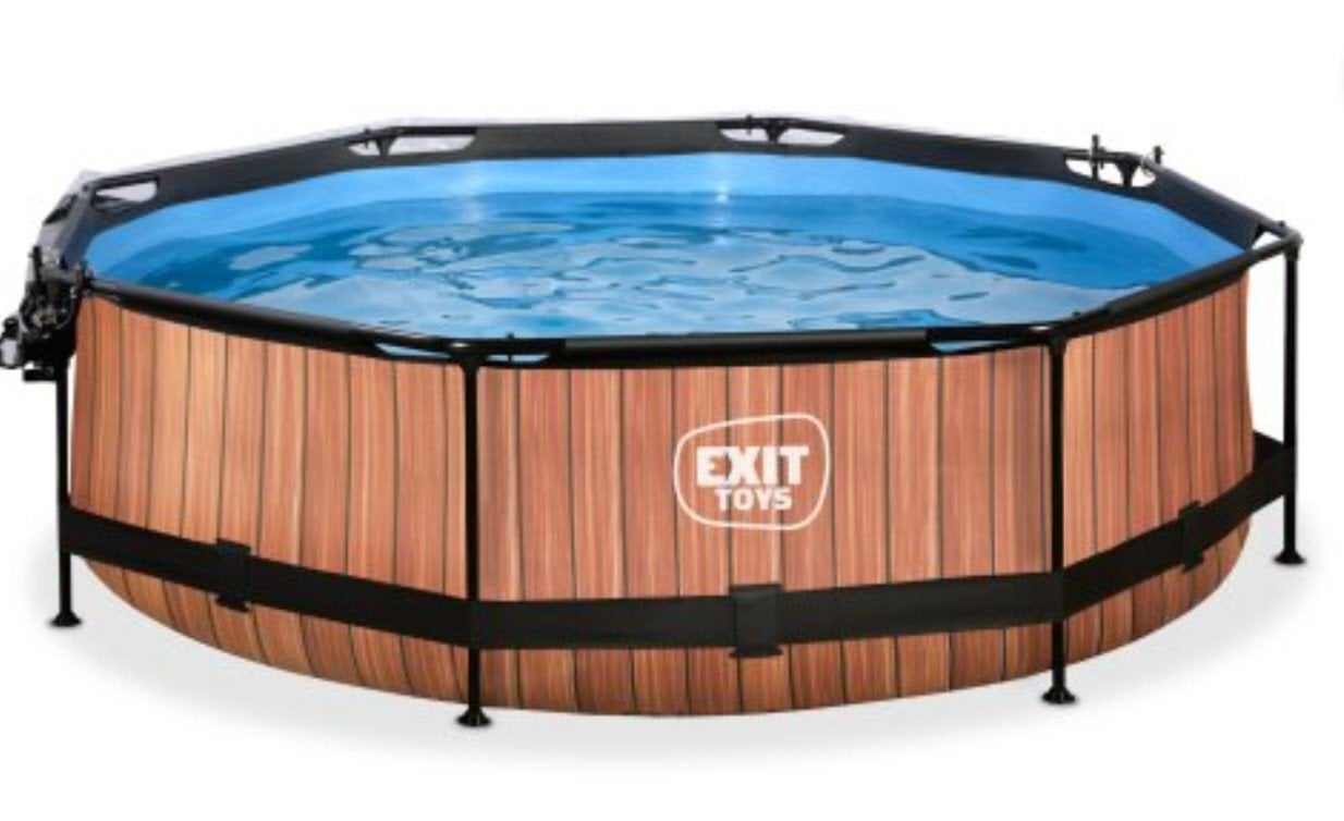 Exit toys 244 cm buitenbad, Tuin en Terras, Zwembaden, Ophalen, Gebruikt, Rond, Opzetzwembad