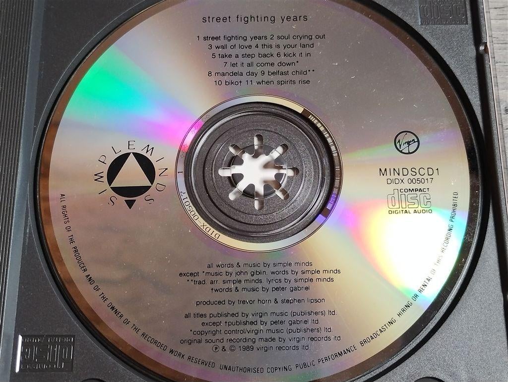 Simple Minds - Street Fighting Years, Ophalen of Verzenden, Zo goed als nieuw