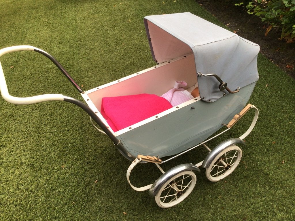Vintage poppenwagen, Antiek en Kunst, Antiek | Speelgoed, Ophalen