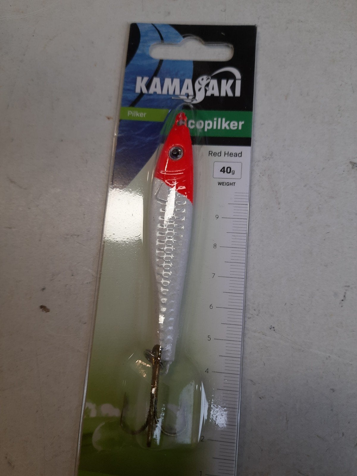 partij van 40 pilkers red-head 40 gram, Info@kamasaki.com, Overige typen, Nieuw, Ophalen of Verzenden