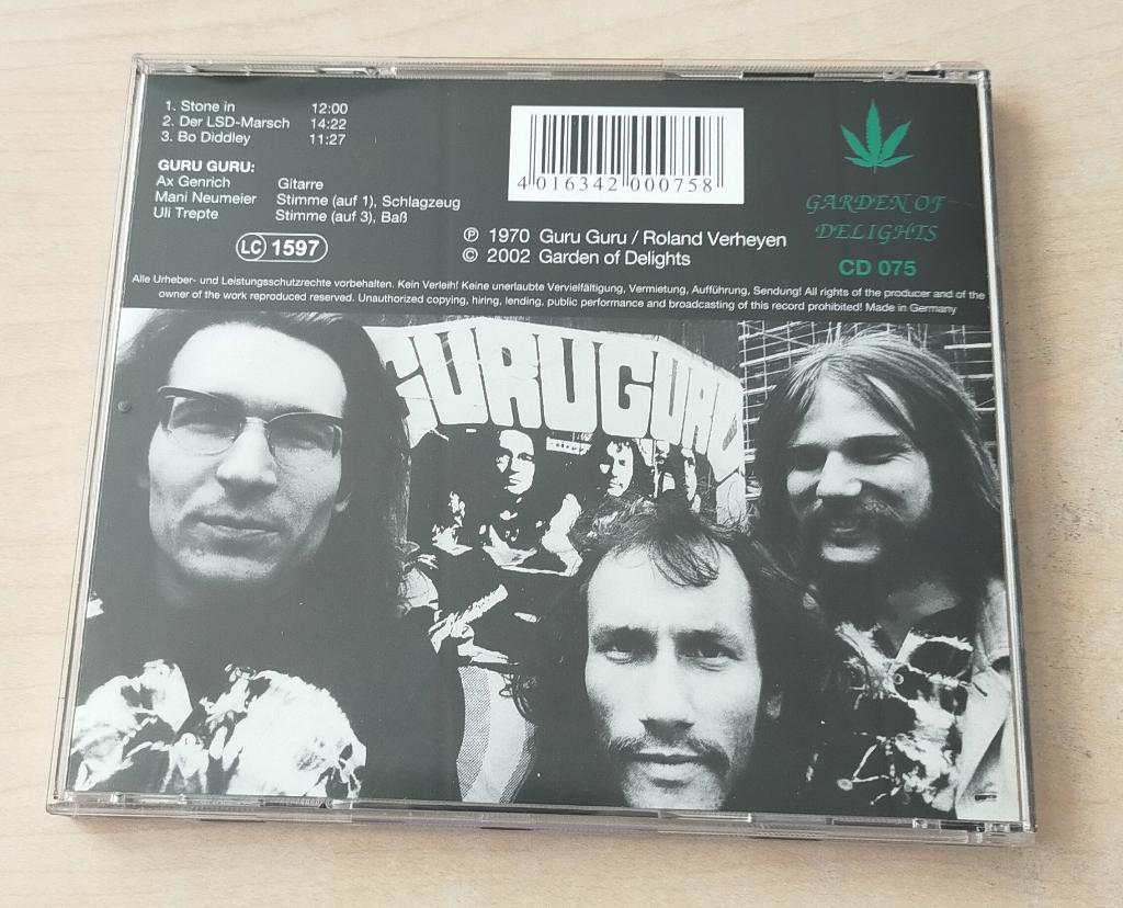 Guru Guru - Essen 1970 CD 1970/2002 Krautrock, Ophalen of Verzenden, Zo goed als nieuw, Progressive