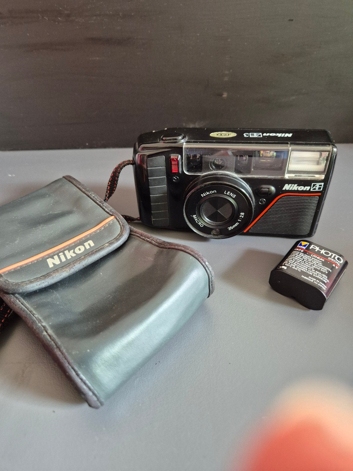 Nikon AF3 Compact Camera met Tas en Batterij, Ophalen of Verzenden, Gebruikt, Compact, Nikon