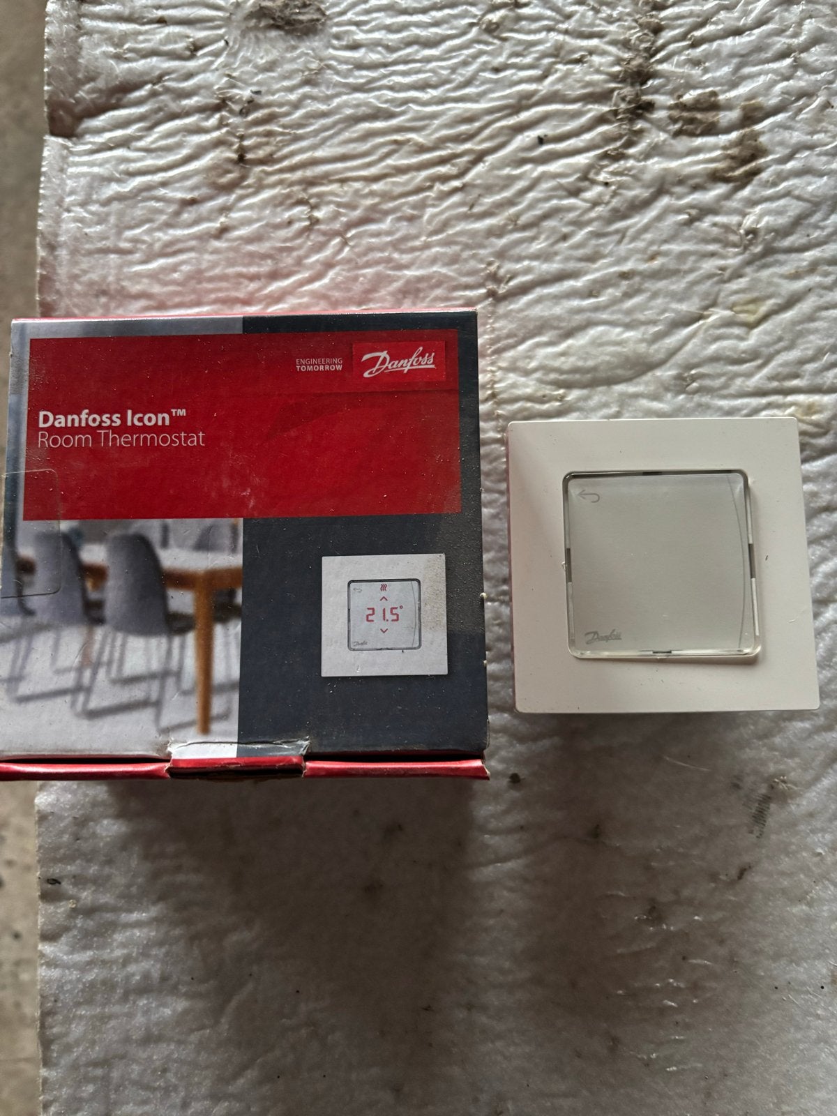 Danfoss Icon Kamerthermostaat 088U1050 - Nieuw, Doe-het-zelf en Verbouw, Thermostaten, Ophalen of Verzenden, Slimme thermostaat