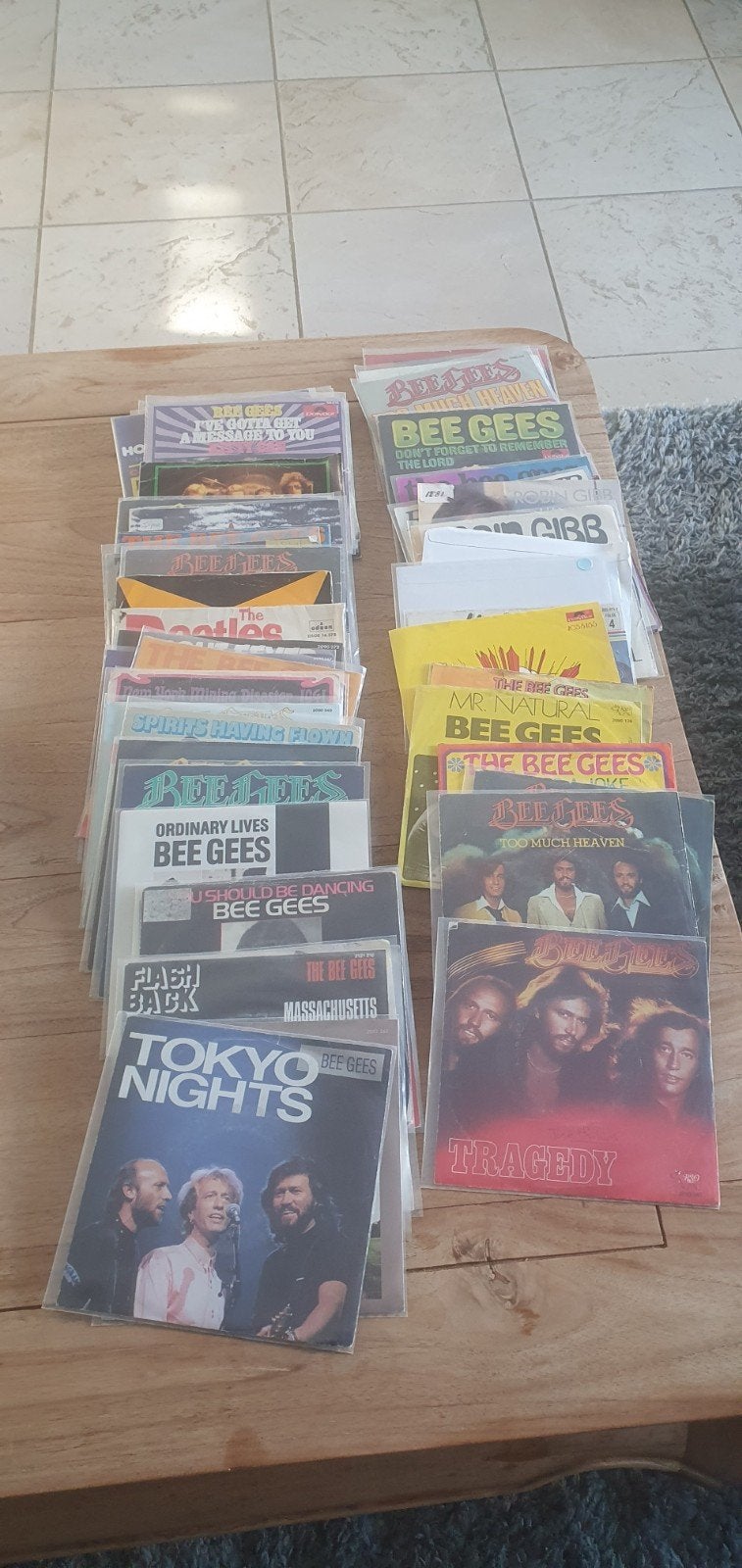 50 singels Bee Gees, Ophalen of Verzenden, Gebruikt