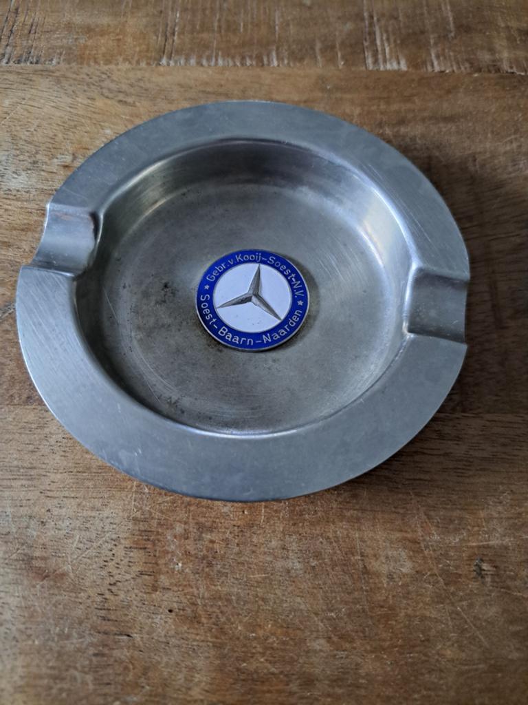 Asbak Mercedes logo, Ophalen of Verzenden