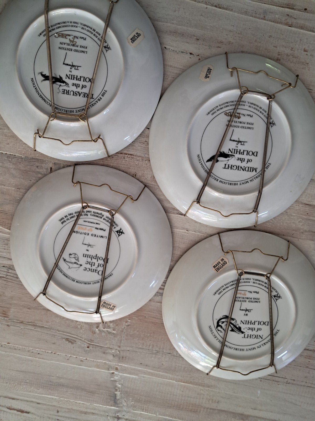 11 Limited Edition Dolfijnen Borden - Diverse Thema's, Ophalen of Verzenden