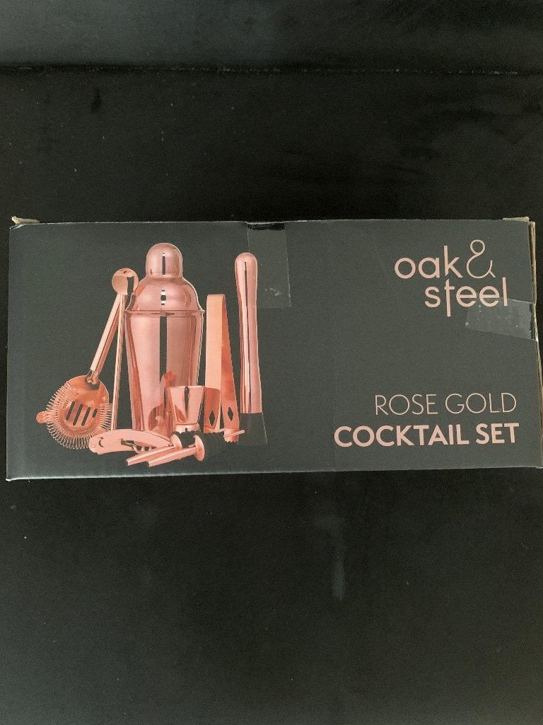 Oak & steel coctail set feestdagen TIP NIEUW  10 delig, Ophalen of Verzenden, Nieuw