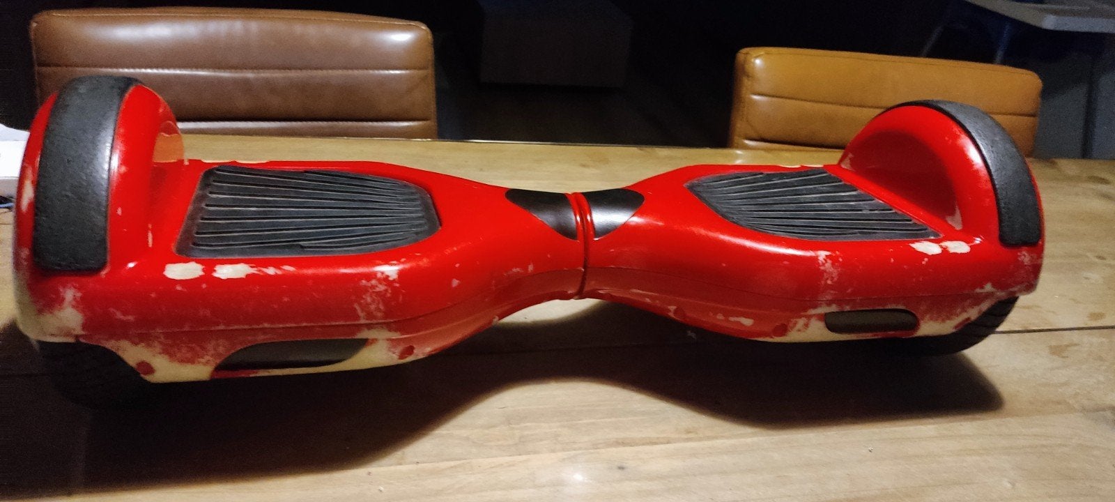 Nette rode Hoverboard met Bluetooth Muziek - Defecte Voetpla, Ophalen of Verzenden, Gebruikt, Elektrische step (E-scooter), Segway