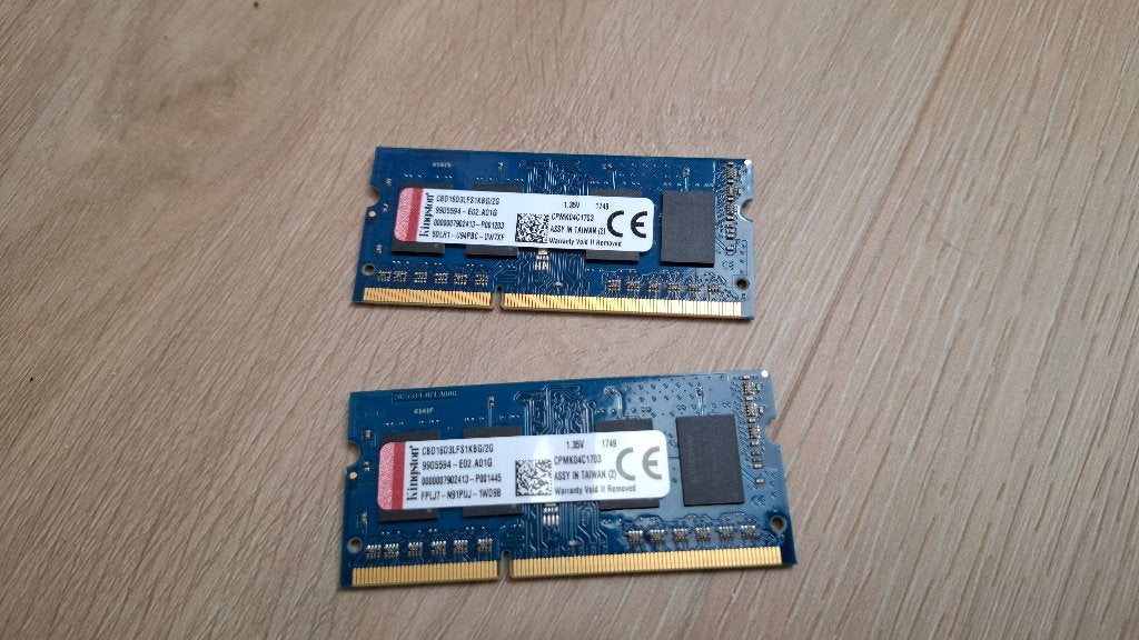 2x 2GB Kingston RAM geheugen voor QNAP NAS DR3L-SO-1600, Ophalen of Verzenden, Zo goed als nieuw