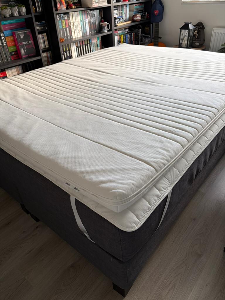 Boxspring 160*200 cm Ikea, Ophalen, Tweepersoons, 160 cm