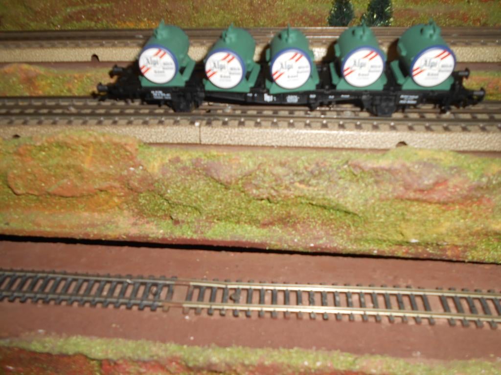 Märklin 47671 Container wagon ALPI Käse, Oostenrijk OBB, Hobby en Vrije tijd, Modeltreinen | H0, Wisselstroom, Ophalen of Verzenden