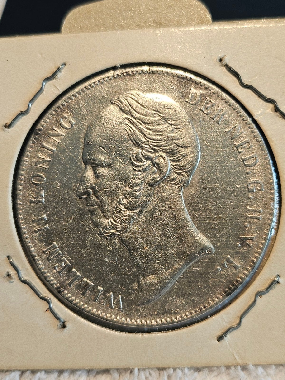 Zilveren 2½ Gulden Willem II 1847, Zilver, Ophalen of Verzenden, Losse munt, 2½ gulden