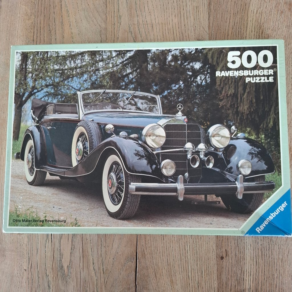 Puzzel ravensburger mercedes benz, Ophalen of Verzenden, 500 t/m 1500 stukjes, Zo goed als nieuw, Legpuzzel
