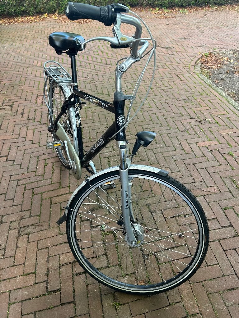 Herenfiets, Fietsen en Brommers, Gebruikt, Versnellingen, Trommelrem, Ophalen