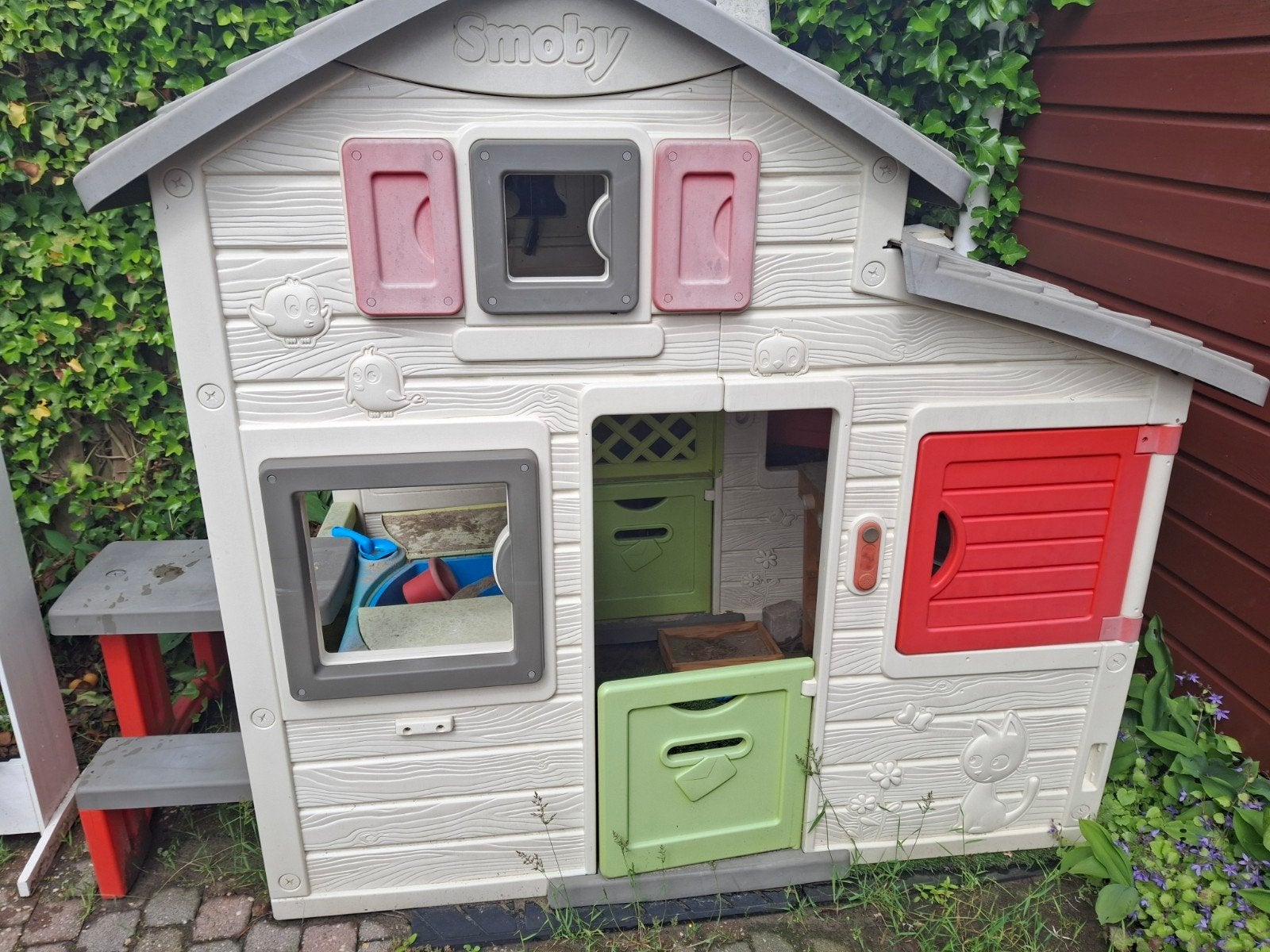 Smoby Speelhuisje voor Kinderen - Gebruikt, Kinderen en Baby's, Speelgoed | Buiten | Speelhuisjes, Ophalen, Gebruikt, Kunststof