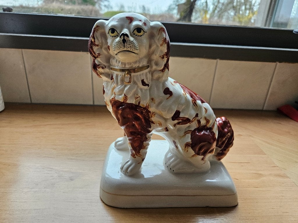 Antiek hondje aangeboden, Ophalen of Verzenden