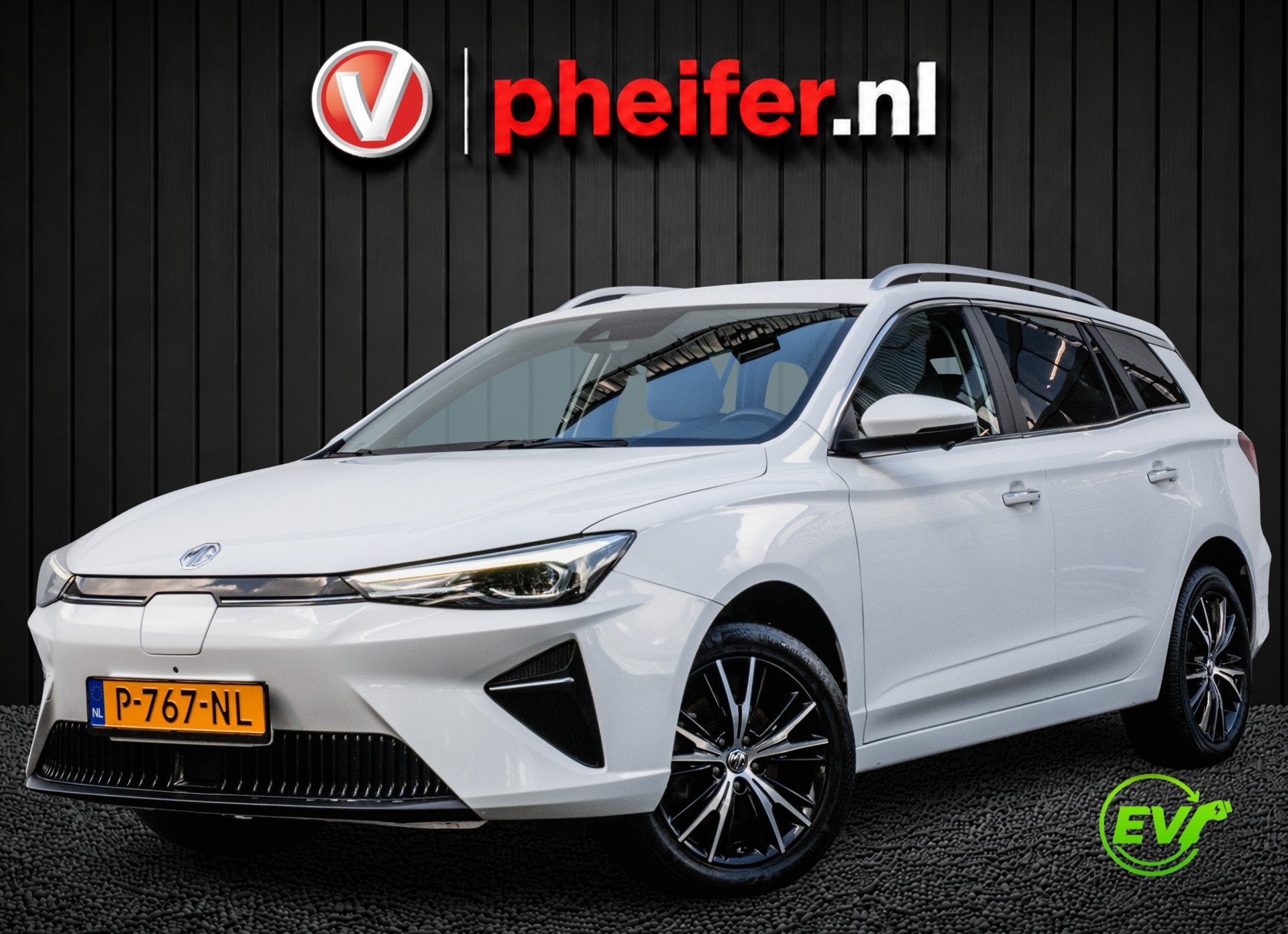 MG Mg5 electric Standard Range Luxury 50 kWh Leer/ 360 Camer, Gebruikt, Met garantie (alle), 274 min, Wit