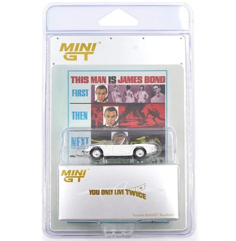 Mini GT Toyota 2000GT *You Only Live Twice* English Blister, Www.rubensmodelautos.nl, Auto, Nieuw, Ophalen of Verzenden