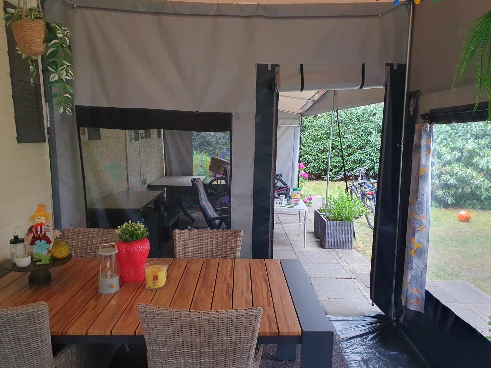 Z.G.A.N. PVC voortent van 940 x 300 cm, Ophalen, Zo goed als nieuw, PVC, Overige merken