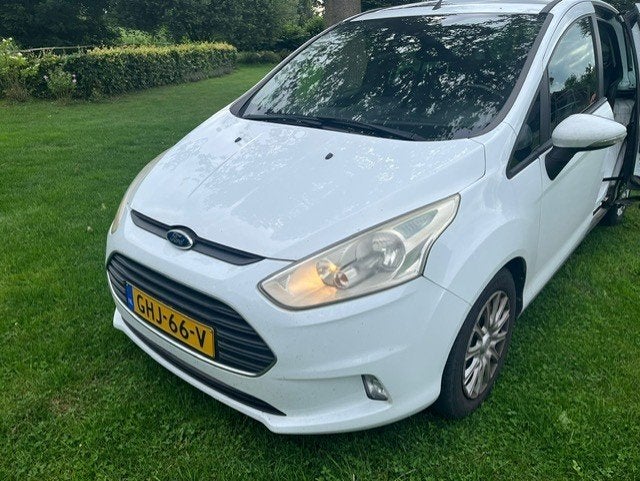 Ford B-Max 1.0 Ecoboost 74KW/100PK 2014 Wit, Voorwielaandrijving, Stof, 750 kg, 100 pk
