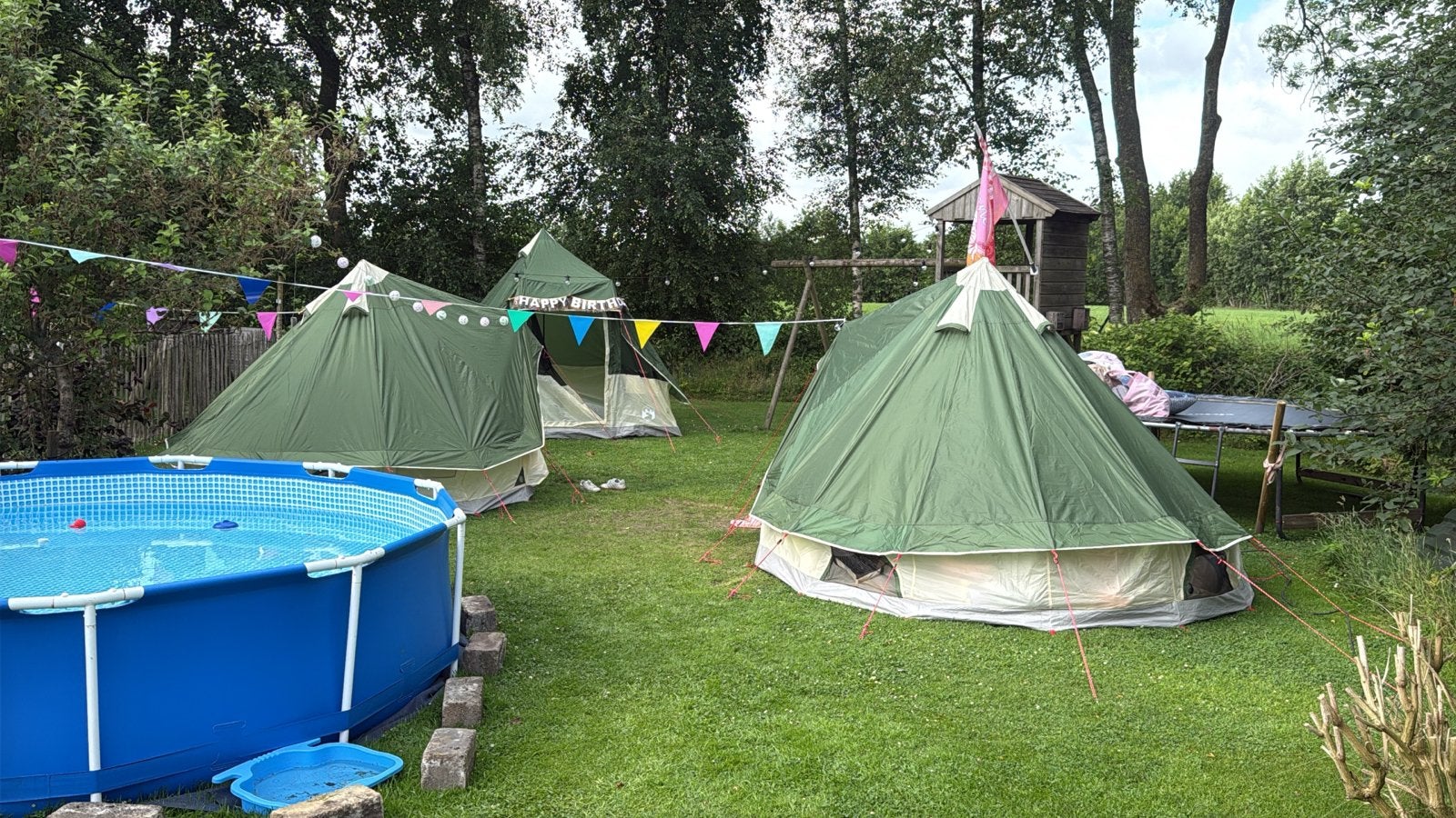 3 Tipi bell tent - (ook per stuk), Ophalen of Verzenden, Zo goed als nieuw, Tot en met 6