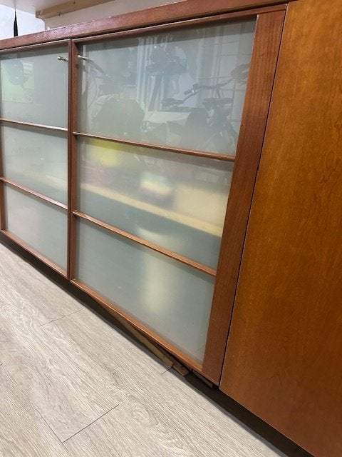 Dressoir kersenhout, Ophalen, Gebruikt, Met deur(en), 200 cm of meer