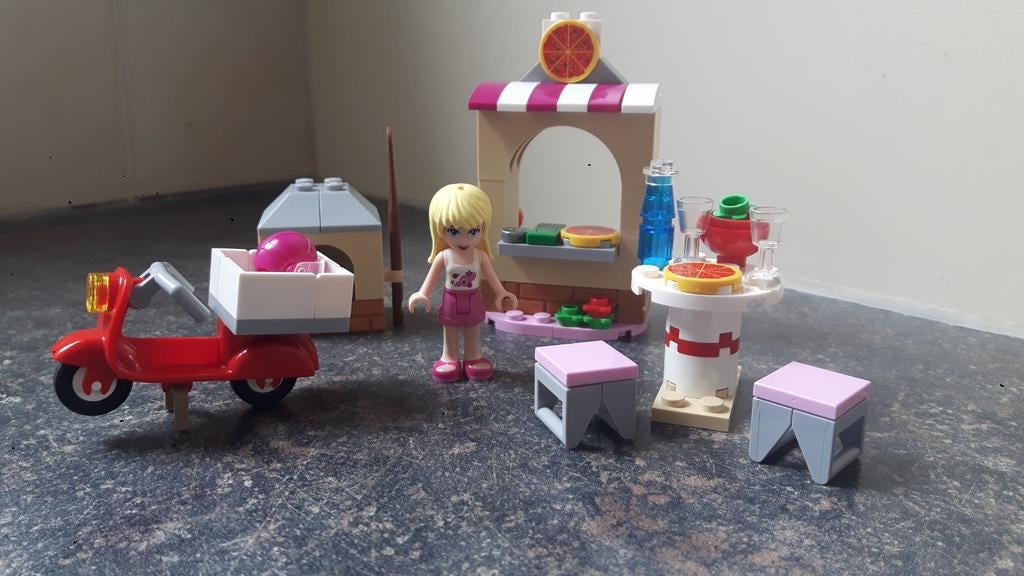 Lego friends 41092 Stephanie's pizzaria, Compleet, Lego, Friends, Ophalen of Verzenden