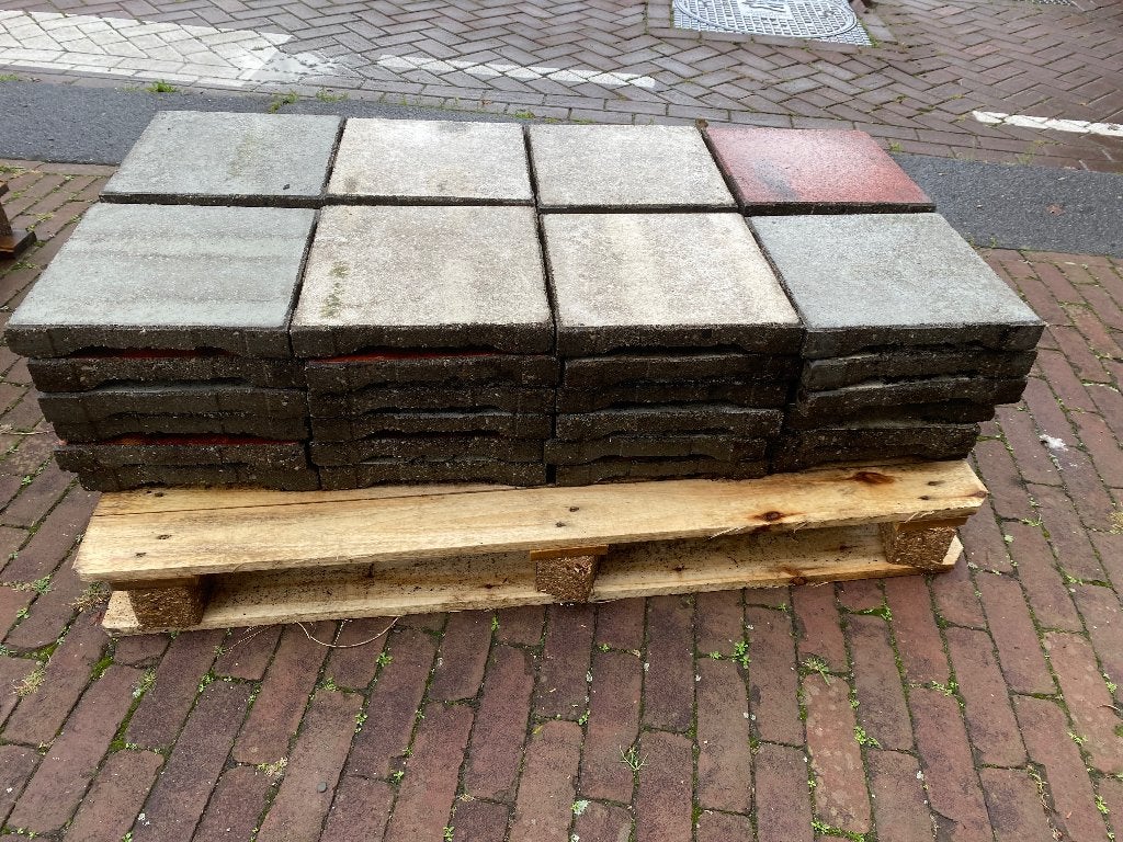 Tegels, Tuin en Terras, Ophalen, Gebruikt, 5 tot 10 m², Beton