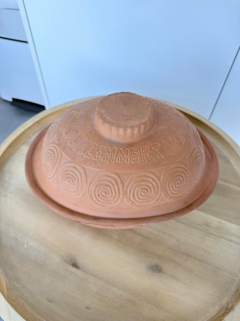 Schlemmertopf Römertopf Kleipot Ovenschaal, Ophalen, Overige typen, Zo goed als nieuw, Steen/keramiek