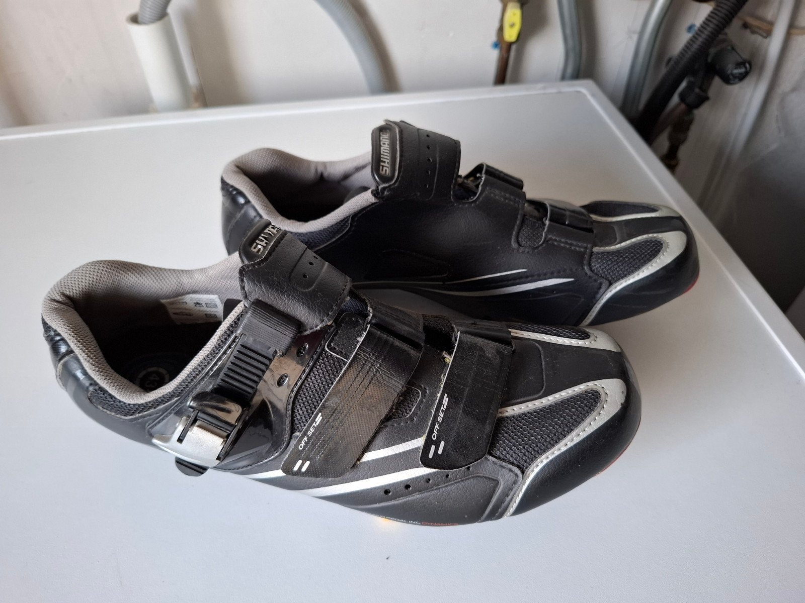 Shimano maat 42 / 43 fietsschoenen Spd SL racefiets race, Ophalen of Verzenden, Zo goed als nieuw, Schoenen