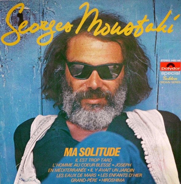 LP - Georges Moustaki ‎– Ma Solitude, Cd's en Dvd's, Vinyl | Pop, LP, Gebruikt, Pop, Ophalen of Verzenden
