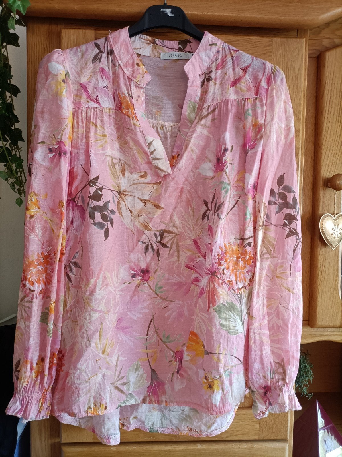 Vera Jo roze blouse S/M, Kleding | Dames, Maat 38/40 (M), Vera Jo, Ophalen of Verzenden, Zo goed als nieuw